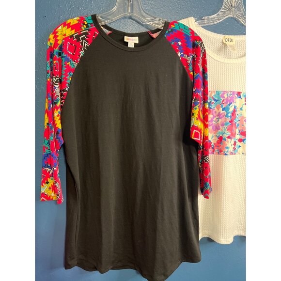 LuLaRoe ,Quacker Factory & BIBI XL Shirt Bundle - Picture 6 of 14